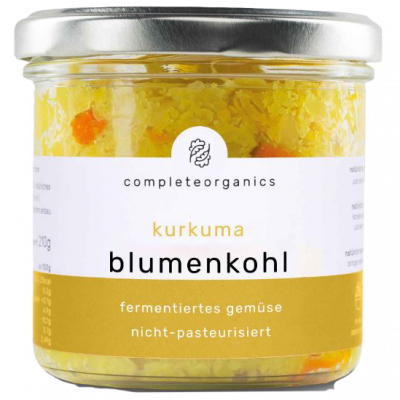 kurkuma blumenkohl fermentiert (220gr) NEU